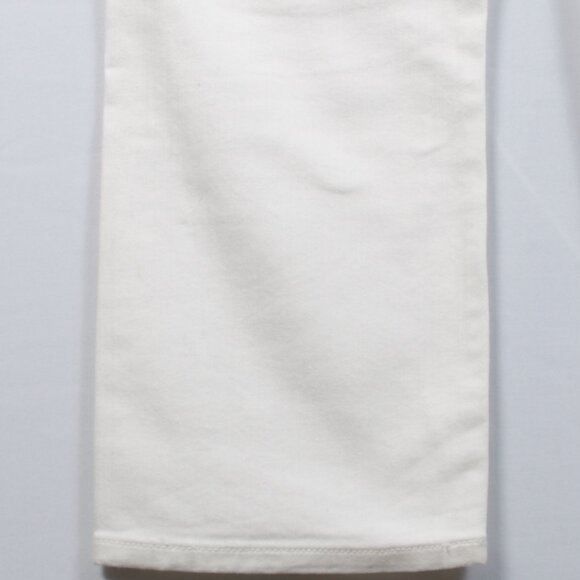 Lauren Ralph Lauren Women's Jean 10 White/Ivory Cotton Poly - Picture 3 of 8